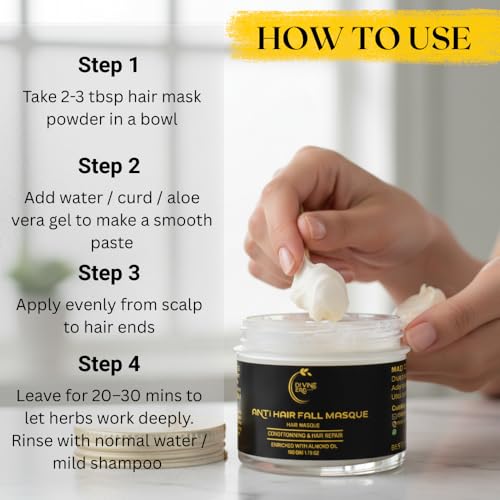Image of Hair Mask Sample 8g (Not for Individual Sale) | Deep Conditioning & Hair Repair | Smooth & Frizz Control | Divine Era Herbal