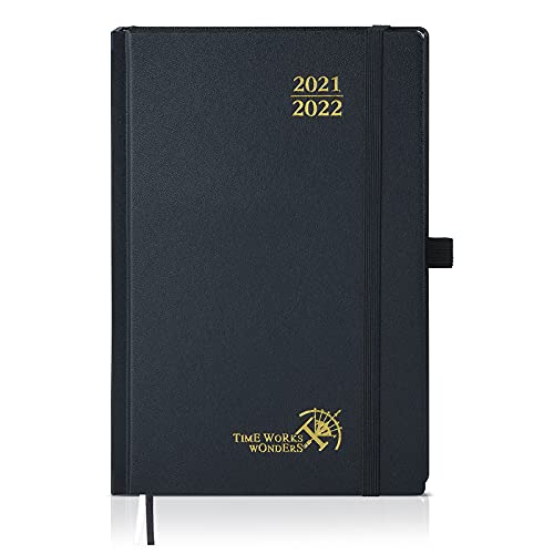 Kalender 2021/2022 dagelijkse planner A5 hardcover - afsprakenplanner, afsprakenkalender 1 dag 1 pagina, planner… - Image 3