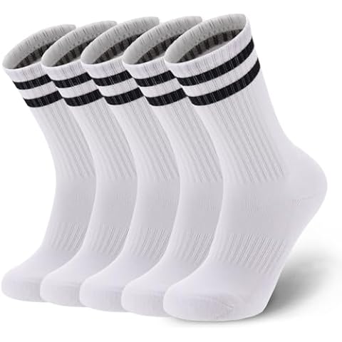 Ultrafun Striped Crew Socks Cover