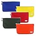 ProCore Products Canvas Tool Bag - Set of 5 Large Tool Storage Organizer Pouches 13" x 8" x 1.5" - Heavy Duty Zippered Utility Bag To Separate & Protect Your Tools - Assorted Colors Totes -Bonus Pouch