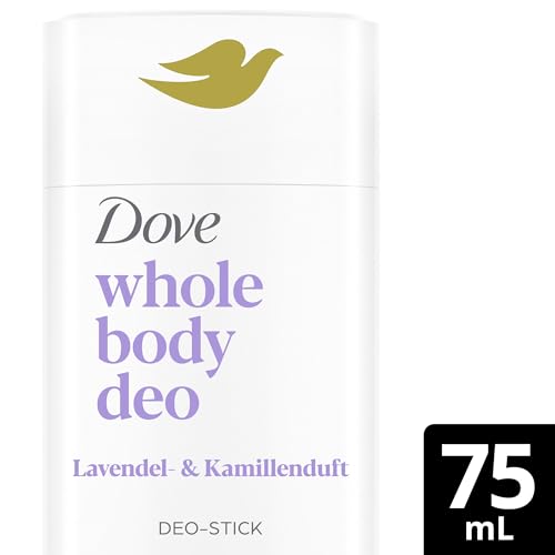 Dove Whole Body Deo Lavendel- & Kamillenduft Deo-Stick mit 0% Aluminiumsalze für Achseln, Brust, Beine und mehr 75 ml – Bild 3