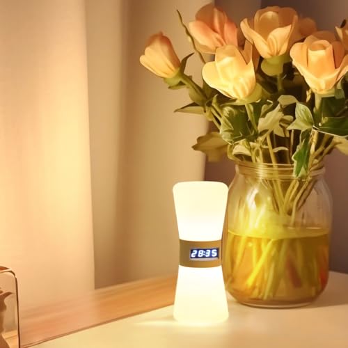LED Visual Timer Sand Hourglass, Digital Countdown Clock with Flowing