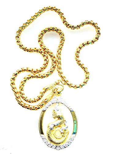 Rare Golden Naga Locket Pendant Set Luxury Jewelry Design With Gold Necklace #TOP4