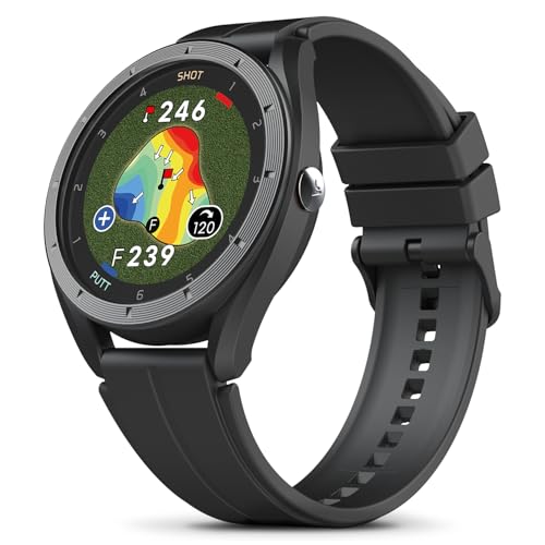 Voice Caddie T11 LT GPS Golf Watch LCD Display with Green Undulation No Monthly Subscription Slope...