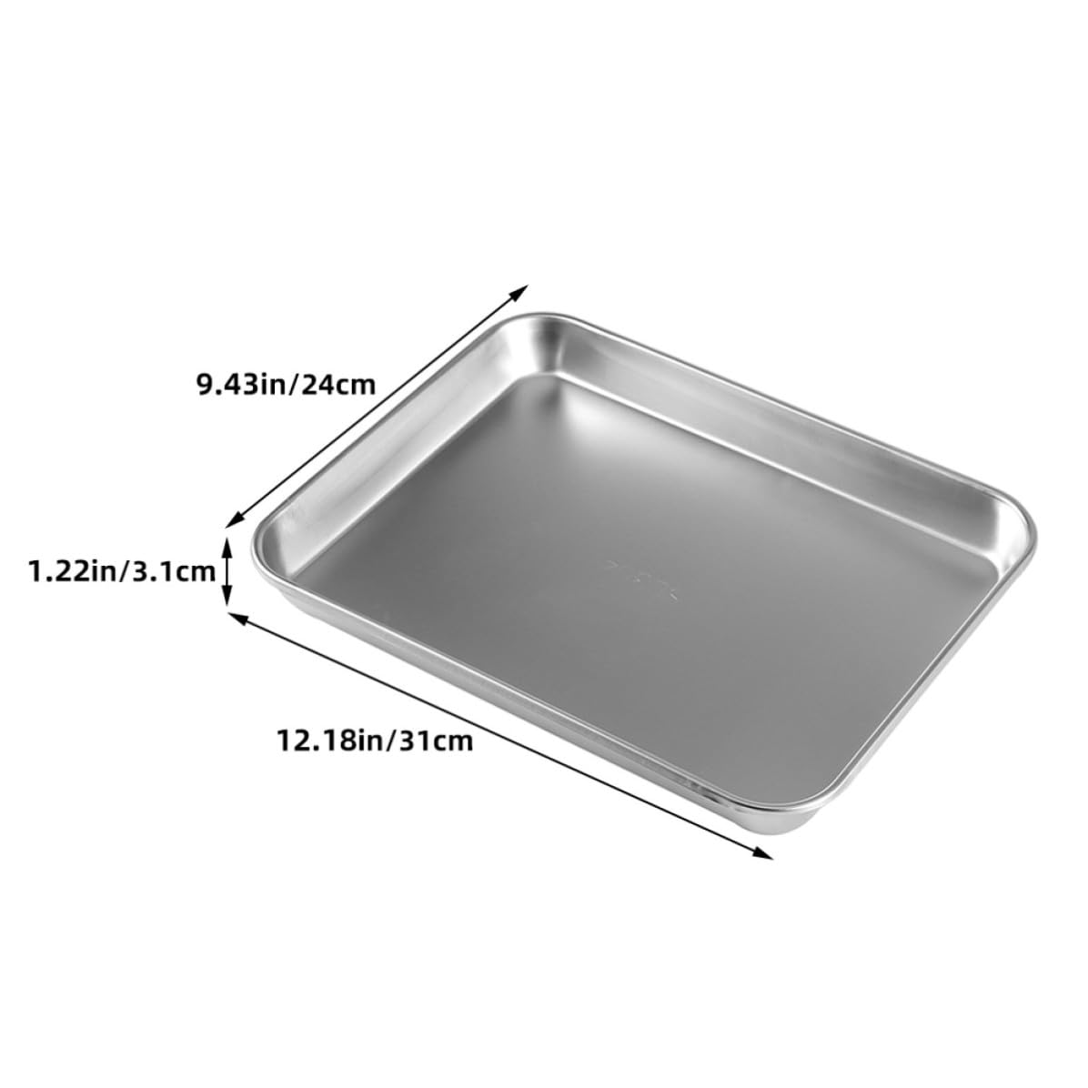 NOLITOY 2piezas Bandejas de Acero Inoxidable Instrumentos Médicos Bandeja Plana con Fondo para Uso Clínico Almacenamiento para Equipos Médicos