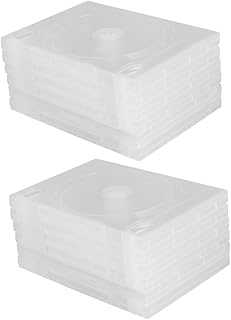 Veemoon 12 Pçs Caixa De CD Dvd Pasta Caixa De Armazenamento De Dvd Capas De CD Transparentes Mangas Envelopes Bolsa De Armazenamento De Dvd Pasta Transparente Organizador De CD Caixa De