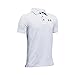 Under Armour Boys' Composite Stripe Polo, White (100), Youth Medium