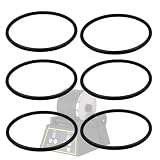 6 Pack Replacement Drive Belts Compatible with National Geographic & Dr Cool Rock Tumblers - Buna Nitrile...