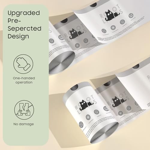 Cat Litter Box Robot 5/4/3 Waste Bags, 40 Pack Automatic Litter Box Bags, Thick Heavy Duty Cat Litter Box Liner Bags 25.2 X 15.7 IN - Thumbnail 5