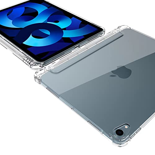 iPad mini6 第6世代 (2021年) ケース 鉛筆ホルダー Pencil 収納可能 Cavor iPad mini6 ケース Case 軽量 薄型 超薄型のシリコンでカバーし、iPad mini6 第6世代 カバー 軽量で薄型 防水保护 全面保護汚れに耐え ワイヤレス充電対応 カバー 8.3 インチiPad mini6（2021) -(透明)