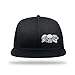Negi No Wicked Skull Hats for Men Baseball Cap, Adjustable Flat Bill Hats Black Hats, Skull Gifts Snapback Hats for Men Women Retro Trucker Cap
