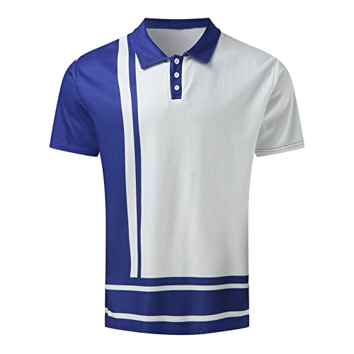 Polo Classique Homme sans Marque T Shirt Sport Homme Polo D'entraînement Manches Courtes Piqué Iconique Manches Courtes Basique Travail Style Golf Outdoor Casual Détails Discrets – vue 3