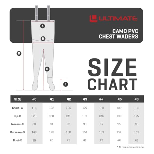 Waders Pêche Ultimate Camo 42 équipement imperméable étanche - 4