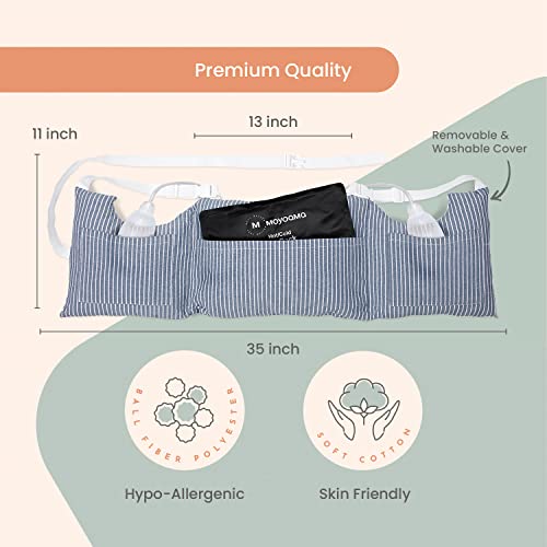Moyoama Post Mastectomy Pillow - Post Surgery Pillow For Car, Breast Reduction & Augmentation Patients, Breast Pillow After Heart Surgery Pillow, Mastectomy Recovery Must Haves, Post Surgery Gift #TOP5