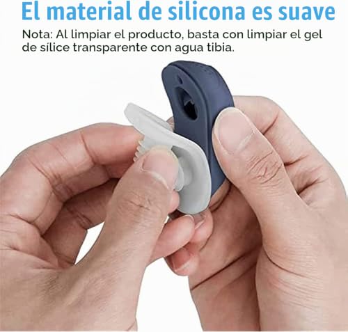 Miniatura 8 de Goobix Dispositivo Eléctrico Antirronquidos Cpap, Dispositivo Antirronquidos De Ayuda Antirronquidos De Silicona, Dispositivos De Solución De Ronquidos Recargables Mini Usb Para Hombres Mujeres,Azul