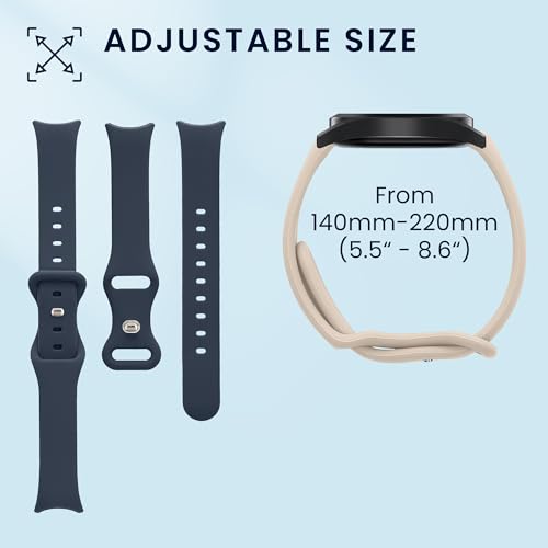 kwmobile 2X Sportarmband kompatibel mit Xiaomi Mi Band 10 / Mi Band 9/8 Armband - Fitnesstracker Band Set aus TPU Silikon