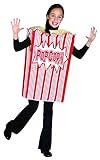 Rasta Imposta Movie Night Popcorn Children's Costume, 7-10, Red