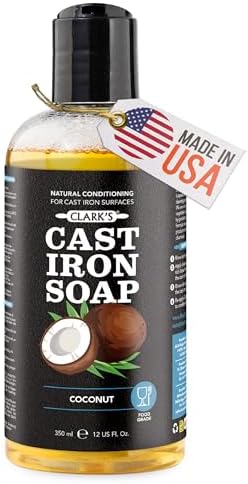 Cast Iron Soap (355ml) by CLARK'S - 100% Plant Based Castile & Co...