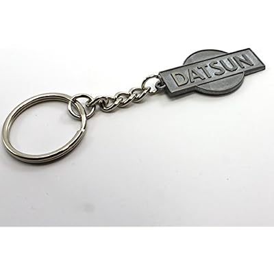 Rotary13B1 Datsun Key Chain - Style A Pewter