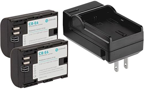 Pawa Dual LP-E6 Lithium-Ion Battery Pack Kit with Charger