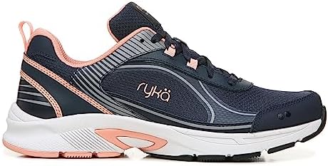 Ryka Womens Sky Walk 4 Sneaker, Navy Peach, 6 US | Image 1