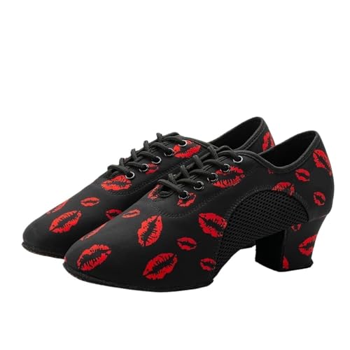 CGUOHU Latein Tanzschuhe Tanzschuhe for Damen, Jazz, Ballsaal, Latin, Salsa,