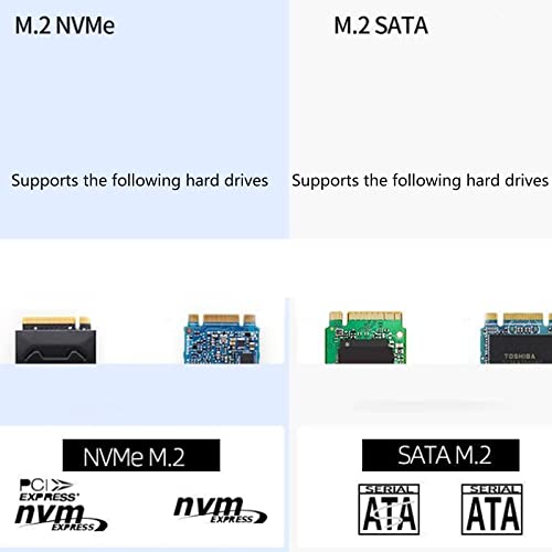 Carcasa M.2 NVMe de aluminio contra el sobrecalentamiento de discos SSD de 10 Gbps 3