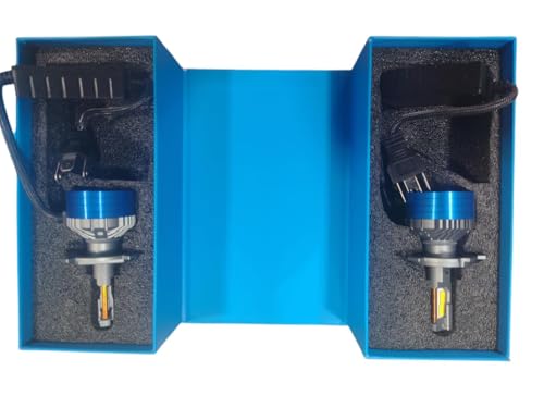 Image of H4 /9003 /HB2 LED Headlight Bulbs 300W LED Vehicle Headlight Bulb (2 * 150 WATTS) 2 Pc LED Headlight Bulb H4 150W For All Cars (Low and High Beam Bulbs (White) AC /DC 300Watt) (HJ G 300 WATT)
