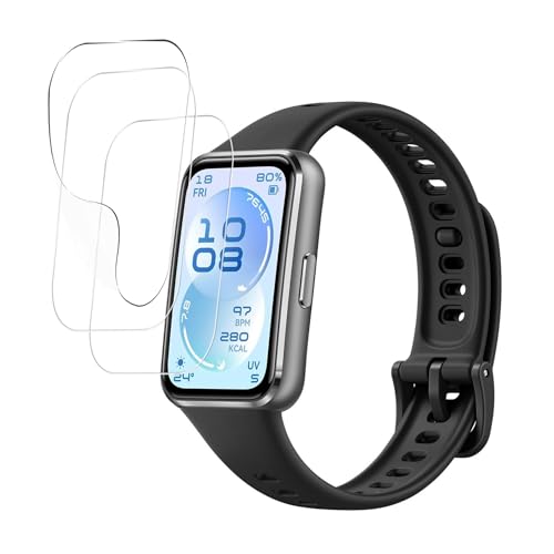For HUAWEI Band 11 Aluminum Edition �X�}�[�g�E�H�b�` �t�B���� �ی�t�B���� �w��h�~ ���h�~�C�� ���������x Smart Watch 1.62�C���` �t���ی�t�B�����y3������z