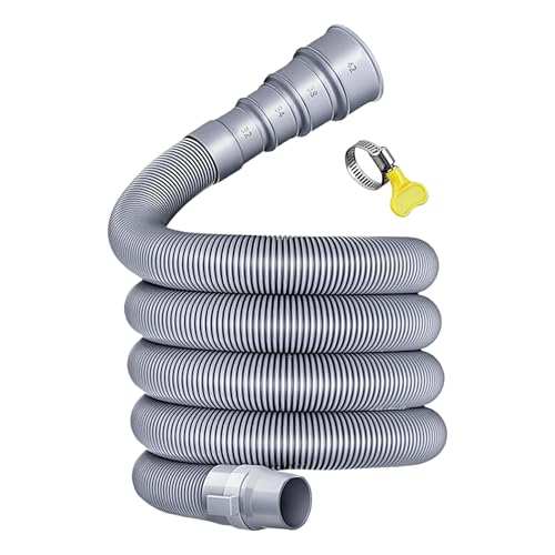 Rrlihjgu Kit de Manguera para Aguas Residuales de Autocaravana | Tubo De Drenaje Flexible E Impermeable Para Caravanas,De Aguas Residuales Con Extensiones Versátiles
