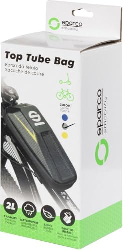 Sparco Borsa Grigia Da Telaio Per Bici In Eva Con Guscio Rigido Impermeabile E Antiurto - 5