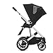 Cybex Talos S Lux Stroller, AllTerrain Wheels, FrontFacing or ParentFacing Seat Positions, OneHand Fold, Multiposition Recline, Deep Black
