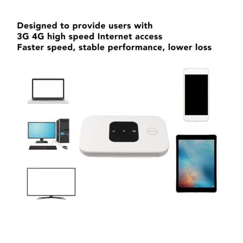 Image of POCREATION 4G LTE WiFi Hotspot for Laptop, 2100mAh Mobile Router for Asia
