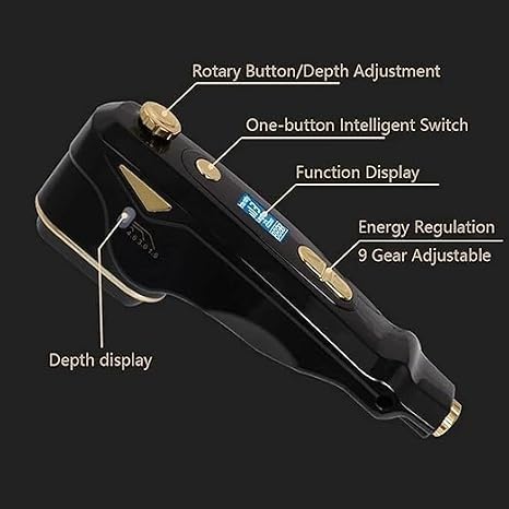 AYUE |Mini HIFU Face Lifting Machine Ultrasonic Facelift Anti-Ageing Anti-Wrinkle Beauty Device with 1.5 mm, 3.0 mm, 4.5 mm