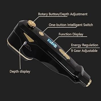 AYUE |Mini HIFU Face Lifting Machine Ultrasonic Facelift Anti-Ageing Anti-Wrinkle Beauty Device with 1.5 mm, 3.0 mm, 4.5 mm