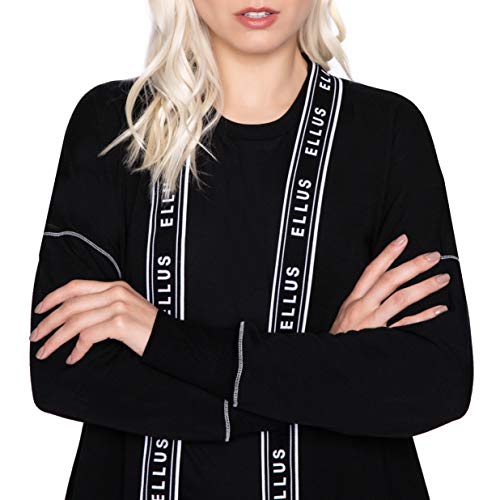 Cardigan Jacquard, Ellus, Feminino, Preto, M