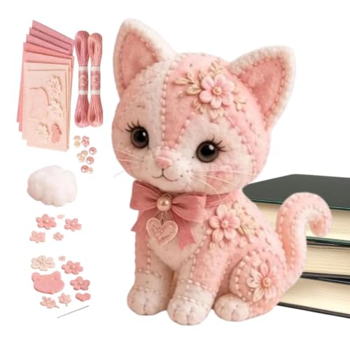 Kit costura fieltro animales 3d de fieltro manualidades 6