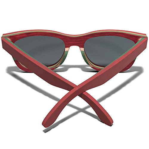 Wood Sunglasses for Men and Women. 100% Maple Wood2