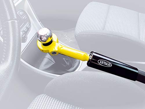 Artago 862A/B Barra Antirrobo Coche Freno Mano Palanca Cambio Ajuste Rosca Mas Adaptable