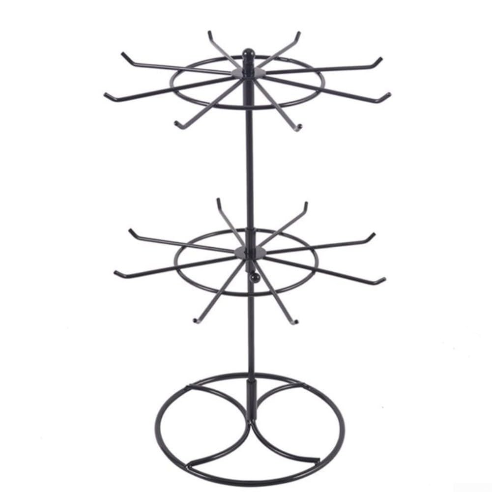 Árbol Joyero Giratorio 360° Metal 16 Ganchos(white)