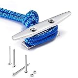 ZOMCHAIN Open Base Boat Cleat, 6 inch Dock Cleat All 316 Stainless Steel Boat Mooring Accessories, I