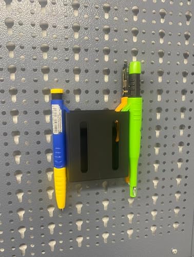 Generic Zollstock und Stifte Halterung für Küpper Lochwand und Eurolochwand (37,5 mm und 45 mm) - Schwarz - Halterung