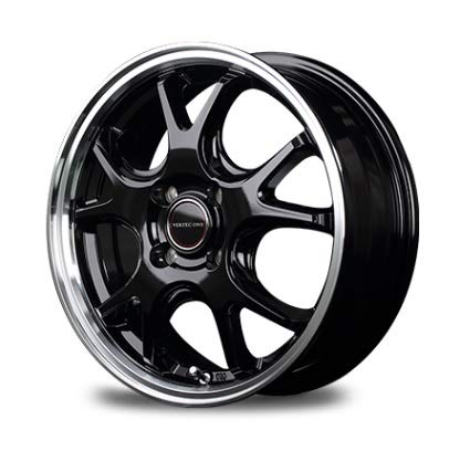 MID VERTEC ONE EXE5 �z�C�[�� �O���b�V�[�u���b�N/�����|���b�V�� 16�C���`×6J +43 4H100 ���Y�� �����F1�䕪(4�{)