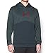 Under Armour Men's Storm Icon Logo Twist Hoodie, Stealth Gray/Red, X-Large