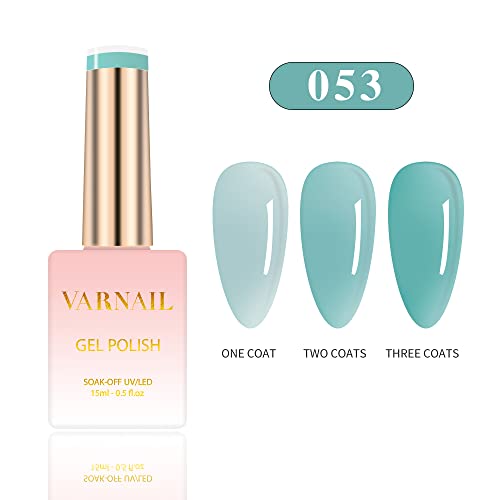 Kit VARNAIL Gel Jelly 6 Colores Translucidos 15 ml miniatura 6