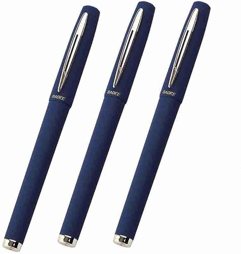 Art Ranger gel ink Roller Ball pen, Blue Ink Pen fine point, 1.0mm large capacity special student examination office neutral pen, 1.0mm Smooth Gel Pen (Blue)