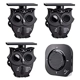 Breites Anwendungsspektrum: Die Sensoren des Auffahrtsalarmsystems haben Wasserdichtigkeitsgrad IP65, eignen sich für Outdoor-Bewegungserkennung und -Alarmierung. Sie nutzen fortschrittliche pyroelektrische Infrarot-(PIR-)Technik, erkennen Wärmequellen bewegter Objekte und setzen neue Software-Algorithmen ein, um umweltbedingte Fehlalarme zu minimieren. Sie erhalten schnell Alarme, wenn bewegte Objekte Ihren Eingangsbereich oder den Ort mit Sensoren erreichen.