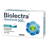 Biolectra Magnesium 300 mg Kapseln, für entspannte Muskeln, Apotheken-Qualität, 100 Kapseln