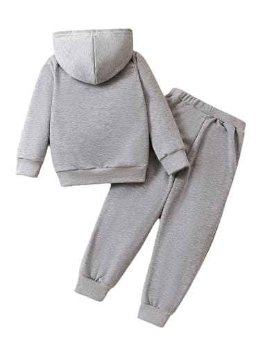 Kids Girls Print Casual Sports Set Long Sleeves Hoodie Sweatshirt and Pants Outdoor Tracksuit2