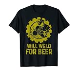 Divertido diseño de soldador de cerveza. Gran atuendo para todos los que disfrutan de la soldadura sin importar si es hobby o profesión